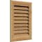 Ekena Millwork Vertical Gable Vent Functional, Western Red Cedar Gable Vent w/ 1" x 4" Flat Trim Frame, 16"W x 20"H GVWVE16X2001RFUWR - alternate 4